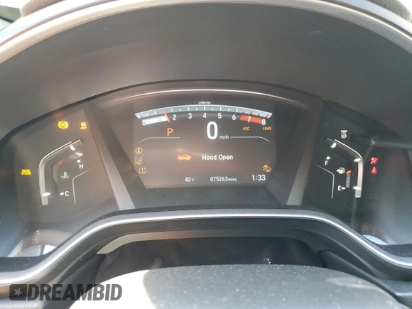 2020 Honda CR-V EX-L с VIN 5J6RW1H81LL003623, выставлен на аукционе Copart как лот 87898955 с пробегом 75 263 миль миль и Списание • Salvage title. История ставок и продаж доступна на DreamBid. Изображение 9.