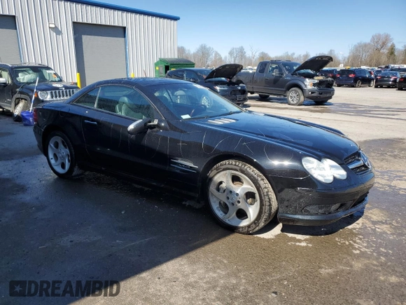 2004 Mercedes-Benz SL with VIN WDBSK76F24F068891, listed as a Copart auction lot 53531585 with 52,442 mi miles and Salvage title. Bid and sale history available at DreamBid. Image 4.