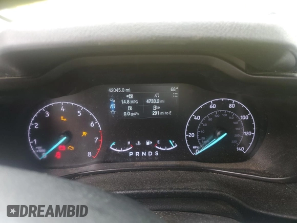 2020 Ford Transit Connect XL with VIN NM0LS7E74L1451207, listed as a Copart auction lot 60245045 with 42,045 mi miles and Salvage title. Bid and sale history available at DreamBid. Image 9.
