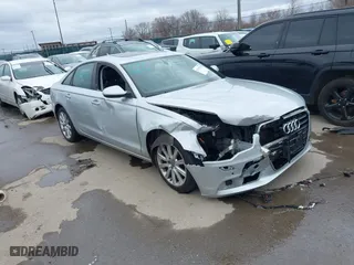 2014 Audi A6 2.0T Premium Plus with VIN WAUGFAFC8EN066808, listed as a IAAI auction lot 41715251 with 191,382 mi miles. Bid and sale history available at carsss.com. Image 1.