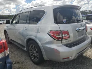 2019 Nissan Armada Platinum with VIN JN8AY2NF7K9350833, listed as a Copart auction lot 74307744 with Not Provided miles and Non Repairable. Bid and sale history available at carsss.com. Image 2.