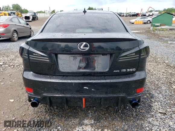 2011 Lexus IS 350 with VIN JTHCE5C21B5000344, listed as a Copart auction lot 55415854 with 138,750 mi miles and Salvage title. Bid and sale history available at DreamBid. Image 6.