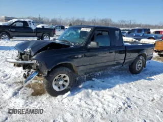2003 Ford Ranger XL Fleet with VIN 1FTYR44V23PA84453, listed as a Copart auction lot 87375614 with 251,364 mi miles and Salvage Title. Bid and sale history available at carsss.com. Image 1.