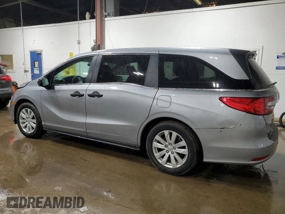2019 Honda Odyssey LX with VIN 5FNRL6H29KB028228, listed as a Copart auction lot 47819875 with 91,169 mi miles and Salvage Title. Bid and sale history available at DreamBid. Image 2.