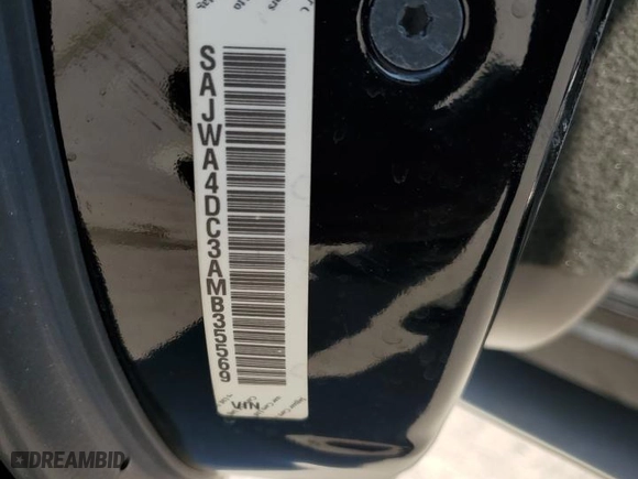 2010 Jaguar XK with VIN SAJWA4DC3AMB35569, listed as a Copart auction lot 41727345 with 124,270 mi miles and Salvage Title. Bid and sale history available at carsss.com. Image 12.
