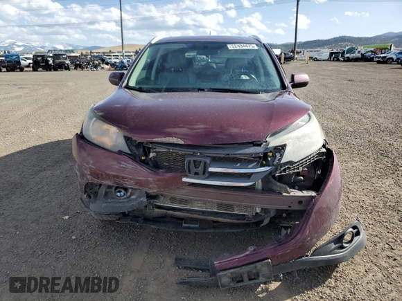 2012 Honda CR-V EX-L with VIN 5J6RM4H7XCL028874, listed as a Copart auction lot 52494475 with 234,035 mi miles and Salvage title. Bid and sale history available at DreamBid. Image 5.