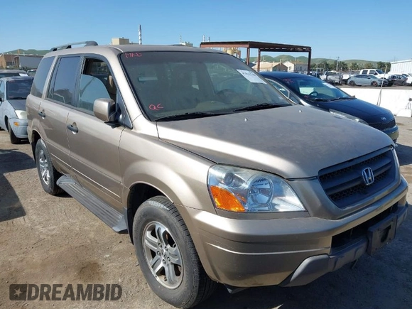 2005 Honda Pilot EX-L with RES with VIN 2HKYF186X5H506915, listed as a IAAI auction lot 42035760 with 234,624 mi miles. Bid and sale history available at carsss.com. Image 1.