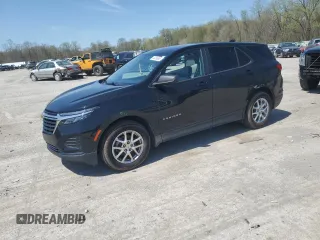 2022 Chevrolet Equinox LS with VIN 2GNAXHEV2N6105390, listed as a Copart auction lot 54296965 with 45,317 mi miles and Salvage title. Bid and sale history available at DreamBid. Image 1.
