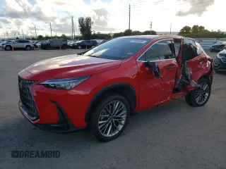 2022 Lexus NX with VIN JTJGKCEZ7N2007067, listed as a Copart auction lot 75346493 with 8,435 mi miles. Bid and sale history available at carsss.com. Image 1.