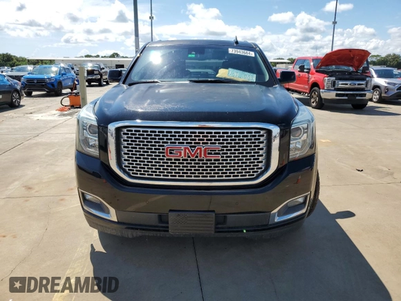 2017 GMC Yukon Denali with VIN 1GKS1CKJ8HR309594, listed as a Copart auction lot 73943684 with 0 mi miles and Salvage Title. Bid and sale history available at carsss.com. Image 5.