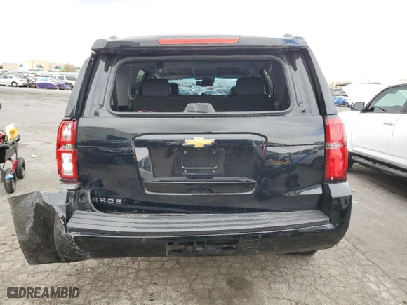 2019 Chevrolet Tahoe LT with VIN 1GNSCBKC8KR208510, listed as a Copart auction lot 46905265 with 96,319 mi miles and Salvage Title. Bid and sale history available at carsss.com. Image 6.