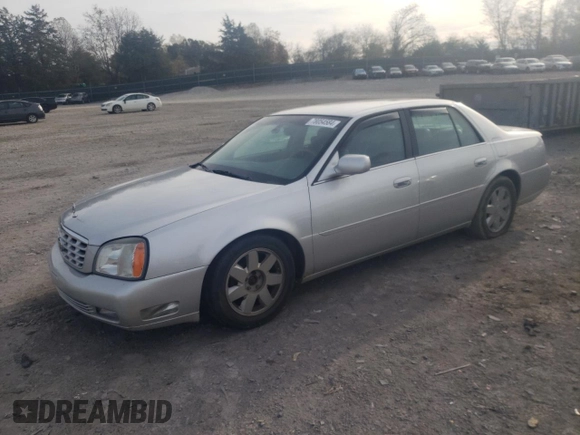 2003 Cadillac DeVille DTS z VIN 1G6KF57973U163124, wystawiony jako Copart lot #78054584 z przebiegiem 111 189 mil mil oraz Szkoda całkowita • Salvage title. Historia ofert i sprzedaży dostępna na DreamBid. Obrazek 1.