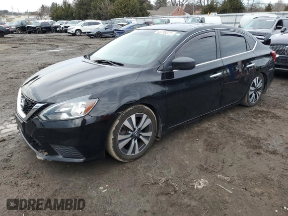 2019 Nissan Sentra S with VIN 3N1AB7AP5KY394996, listed as a Copart auction lot 43730275 with 103,868 mi miles and Salvage Title. Bid and sale history available at carsss.com. Image 1.