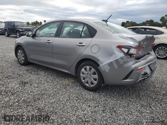 2023 Kia Rio S with VIN 3KPA24AD1PE531460, listed as a Copart auction lot 74285564 with 22,255 mi miles and Salvage Title. Bid and sale history available at DreamBid. Image 2.
