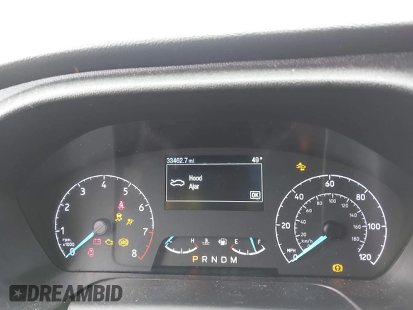 2022 Ford Transit Cargo with VIN 1FTBW3X83NKA44302, listed as a IAAI auction lot 41684165 with 33,463 mi miles and . Bid and sale history available at DreamBid. Image 7.