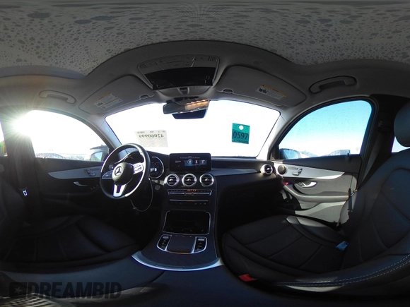 2022 Mercedes-Benz GLC 300 with VIN W1N0G8DB7NV394945, listed as a IAAI auction lot 42060999 with 17,332 mi miles and . Bid and sale history available at DreamBid. Image 19.