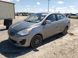 2017 Mitsubishi Mirage ES z VIN ML32F3FJ2HHF06554, wystawiony jako Copart lot #55888225 z przebiegiem 106 931 mil mil oraz Czysty tytuł • Clean title. Historia ofert i sprzedaży dostępna na DreamBid. Obrazek 1.
