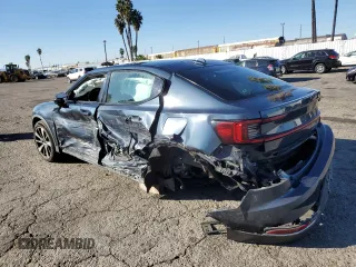 2021 Polestar 2 Launch Edition with VIN LPSED3KA6ML016587, listed as a Copart auction lot 79873454 with 0 mi miles and Salvage Title. Bid and sale history available at carsss.com. Image 2.
