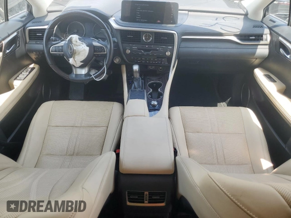 2021 Lexus RX 350 with VIN 2T2JZMAA9MC183642, listed as a Copart auction lot 61768375 with 37,629 mi miles and Salvage title. Bid and sale history available at DreamBid. Image 8.