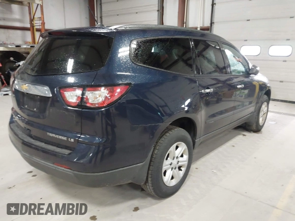2015 Chevrolet Traverse LS with VIN 1GNKRFED3FJ200670, listed as a IAAI auction lot 42044130 with 151,491 mi miles and . Bid and sale history available at DreamBid. Image 4.