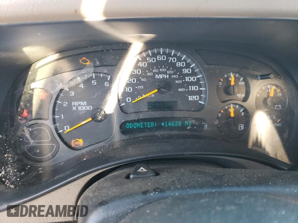 2003 Chevrolet Suburban Z71 with VIN 3GNFK16Z13G114628, listed as a Copart auction lot 73134894 with 414,628 mi miles and Non Repairable. Bid and sale history available at carsss.com. Image 9.