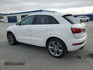 2017 Audi Q3 Premium Plus with VIN WA1HCCFS3HR009720, listed as a Copart auction lot 86170574 with 92,463 mi miles and Salvage title. Bid and sale history available at DreamBid. Image 2.