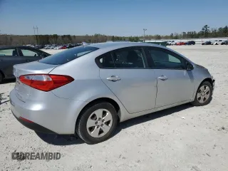 2016 Kia Forte LX with VIN KNAFK4A61G5495138, listed as a Copart auction lot 50738065 with 105,648 mi miles and Salvage Title. Bid and sale history available at carsss.com. Image 3.