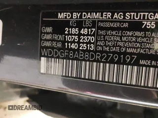 2013 Mercedes-Benz C 300 Sport with VIN WDDGF8AB8DR279197, listed as a IAAI auction lot 41735402 with 205,746 mi miles and . Bid and sale history available at carsss.com. Image 9.