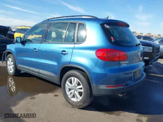 2017 Volkswagen Tiguan S with VIN WVGAV7AX1HW509822, listed as a IAAI auction lot 41625089 with 97,039 mi miles. Bid and sale history available at carsss.com. Image 3.