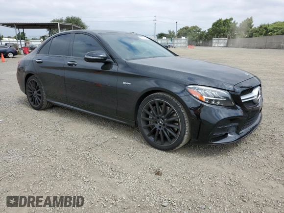 2021 Mercedes-Benz C 43 AMG with VIN W1KWF6EB9MR616681, listed as a Copart auction lot 66901253 with 40,668 mi miles and . Bid and sale history available at DreamBid. Image 4.