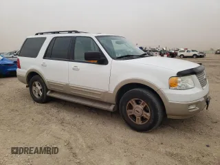 2005 Ford Expedition Eddie Bauer with VIN 1FMPU17525LA40639, listed as a Copart auction lot 47554695 with 136,379 mi miles and Salvage title. Bid and sale history available at DreamBid. Image 4.