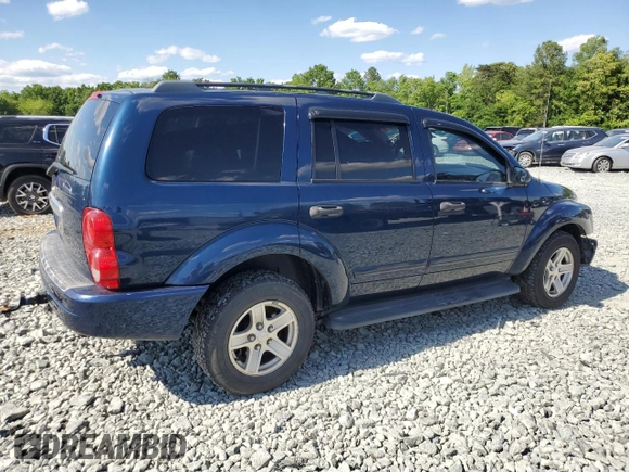 2004 Dodge Durango SLT with VIN 1D4HB48N44F101973, listed as a Copart auction lot 58158175 with 218,670 mi miles and Salvage title. Bid and sale history available at DreamBid. Image 3.