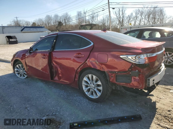 2013 Lexus ES 300h Hybrid with VIN JTHBW1GG6D2023419, listed as a Copart auction lot 47447185 with 0 mi miles and Salvage Title. Bid and sale history available at carsss.com. Image 2.