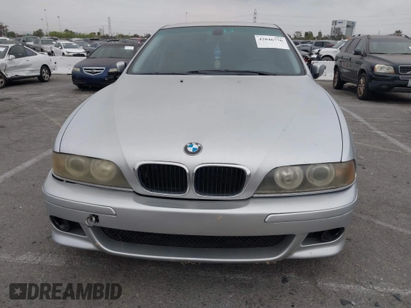 2002 BMW 5 Series 530iA with VIN WBADT63432CH93421, listed as a IAAI auction lot 42046776 with Not Provided miles. Bid and sale history available at carsss.com. Image 6.