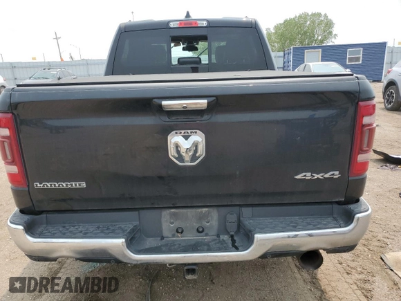 2019 Ram 1500 Laramie with VIN 1C6SRFJTXKN714855, listed as a Copart auction lot 58765625 with Not provided miles and Salvage title. Bid and sale history available at DreamBid. Image 6.