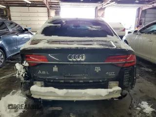 2015 Audi A8 L 4.0T with VIN WAU32AFD4FN007436, listed as a Copart auction lot 89020695 with 0 mi miles and Salvage Title. Bid and sale history available at carsss.com. Image 6.