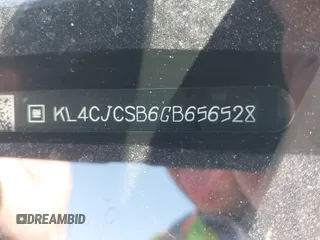 2016 Buick Encore Leather with VIN KL4CJCSB6GB656528, listed as a IAAI auction lot 42083024 with 72,582 mi miles. Bid and sale history available at carsss.com. Image 18.