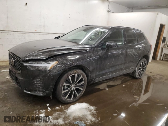 2023 Volvo XC60 Plus Dark Theme with VIN YV4L12RW6P1353437, listed as a Copart auction lot 44779165 with 20,910 mi miles and Salvage Title. Bid and sale history available at carsss.com. Image 1.