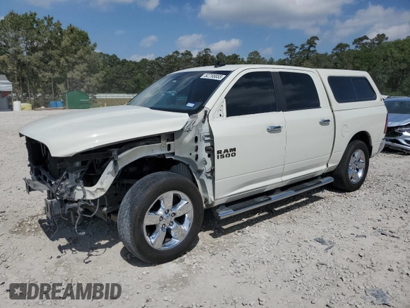 2016 Ram 1500 Lone Star with VIN 3C6RR6LT2GG288722, listed as a Copart auction lot 52795855 with 158,537 mi miles and Clean title. Bid and sale history available at DreamBid. Image 1.