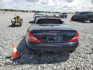 2007 Mercedes-Benz SL with VIN WDBSK77F27F117199, listed as a Copart auction lot 58724645 with 75,648 mi miles and Salvage title. Bid and sale history available at DreamBid. Image 6.