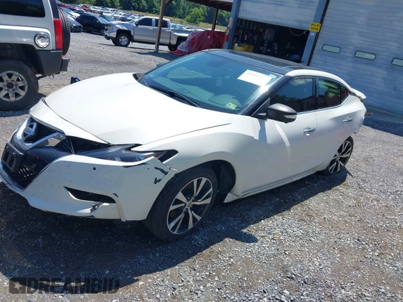 2017 Nissan Maxima S with VIN 1N4AA6AP9HC448611, listed as a IAAI auction lot 42553991 with 155,803 mi miles and . Bid and sale history available at DreamBid. Image 17.