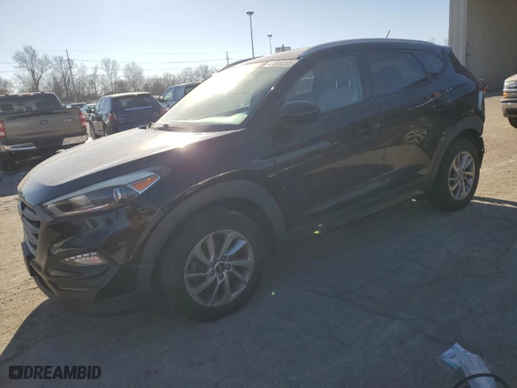 2016 Hyundai Tucson SE with VIN KM8J33A45GU133205, listed as a Copart auction lot 41805555 with 0 mi miles and Salvage Title. Bid and sale history available at carsss.com. Image 1.