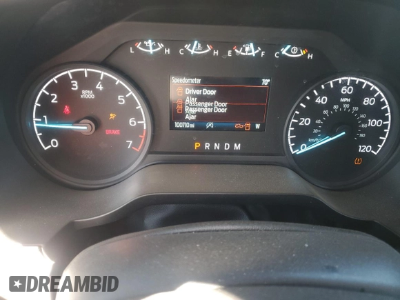 2021 Ford F-150 XL with VIN 1FTEW1EP0MKD90723, listed as a Copart auction lot 47408075 with 100,710 mi miles and Salvage Title. Bid and sale history available at carsss.com. Image 9.