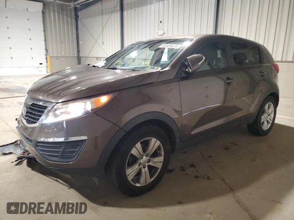 2013 Kia Sportage LX with VIN KNDPB3A27D7442622, listed as a Copart auction lot 63309075 with 134,266 mi miles and Salvage title. Bid and sale history available at DreamBid. Image 1.