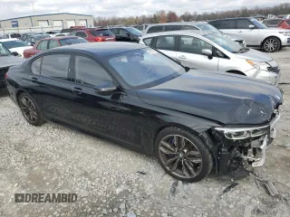2022 BMW 7 Series with VIN WBA7U6C06NCK59421, listed as a Copart auction lot 80159874 with 24,033 mi miles and Salvage title. Bid and sale history available at DreamBid. Image 4.