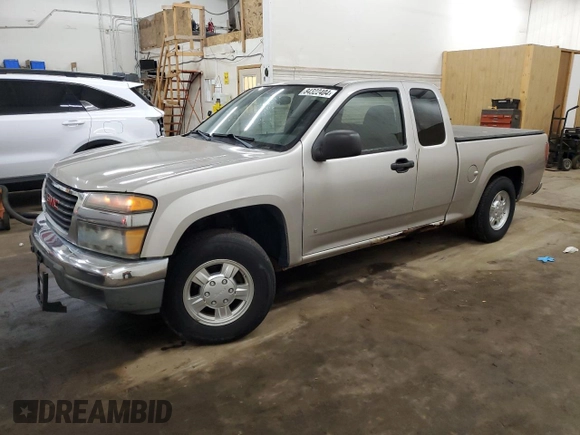 2007 GMC Canyon SLE1 with VIN 1GTCS199878111082, listed as a Copart auction lot 84322404 with 159,346 mi miles and Clean Title. Bid and sale history available at carsss.com. Image 1.