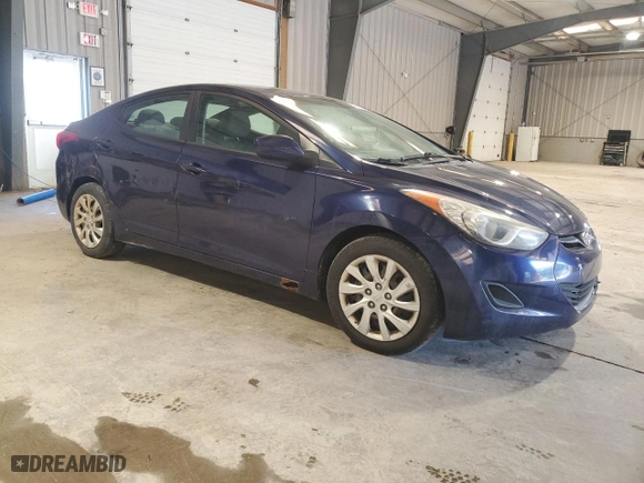 2011 Hyundai Elantra GLS PZEV with VIN 5NPDH4AE3BH054653, listed as a Copart auction lot 54543525 with 0 mi miles and Clean Title. Bid and sale history available at carsss.com. Image 4.
