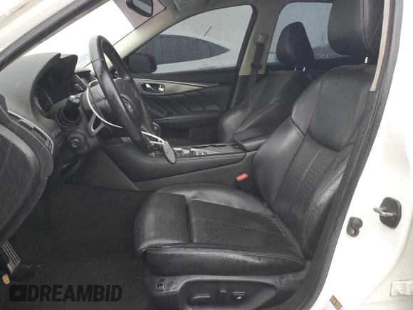 2017 Infiniti Q50 Red Sport 400 with VIN JN1FV7AP1HM851330, listed as a Copart auction lot 45291695 with 113,865 mi miles and Clean title. Bid and sale history available at DreamBid. Image 7.