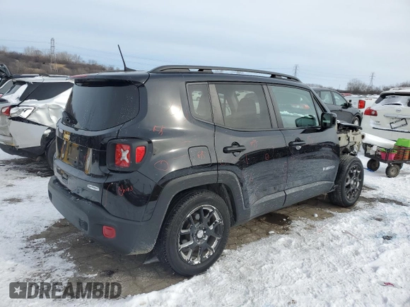 2020 Jeep Renegade Altitude with VIN ZACNJABB7LPL88119, listed as a Copart auction lot 45450135 with 101,600 mi miles and Clean Title. Bid and sale history available at DreamBid. Image 3.