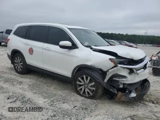 2022 Honda Pilot EX-L with VIN 5FNYF5H50NB014407, listed as a Copart auction lot 60507325 with 71,067 mi miles and Salvage title. Bid and sale history available at DreamBid. Image 4.